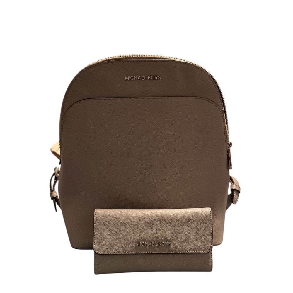 Michael Kors backpack and matching wallet
